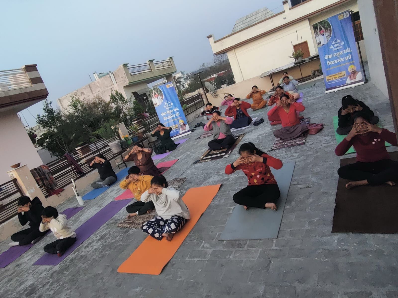 CM Yoga Shala is giving the message of healthy living to the people